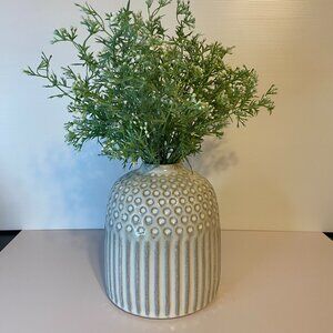 White Line and Dot Vase